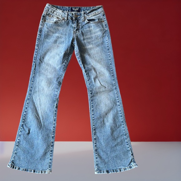 Angels low rise flare jeans Sz. 3 Vintage Y2K - Picture 4 of 9